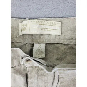 American Eagle Outfitters Cargo Khakis Womens Size 6 Beige‎ Cotton Pants thumbnail 3