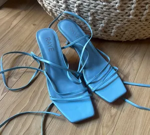 RAYE Blue Heeled Sandals Sleek Design thumbnail 1