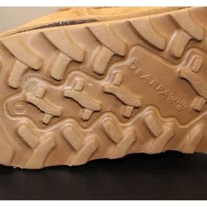 BEARPAW Elle Womens Size 8 Hickory Tan Suede Shearling Winter Boots Short thumbnail 9
