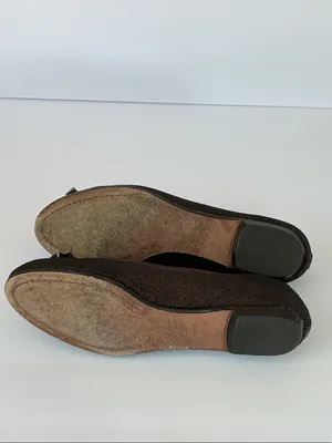 Donald J. Pliner Dark Brown Knot Toe Ballet Flats thumbnail 6