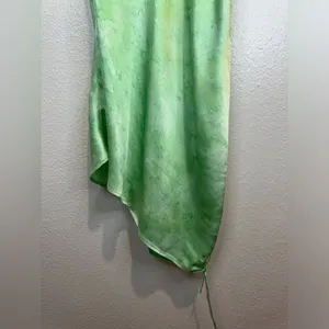 RAYS FOR‎ DAYS Women’s Viscose Elena Elegant Green Draped Dress Size M thumbnail 7