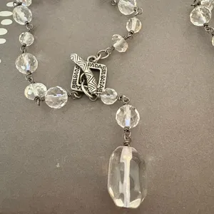 Silpada Silver and Clear Beaded Necklace thumbnail 3