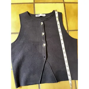 Zara Sweater Vest SM Blue Preppy Academic Ivy League Sophisticated Classic Chic thumbnail 8