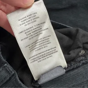 Re/Done 70's Loose Flare Washed Black Size 25 Flaw thumbnail 10