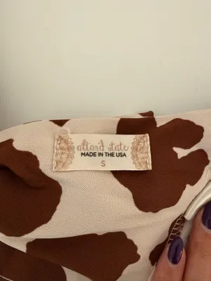 Altar'd State Cow Print Top thumbnail 3