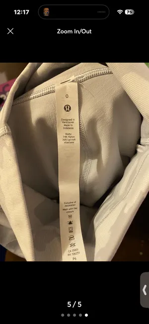 (0) Lululemon biker shorts thumbnail 5