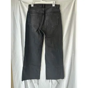 Reformation Jeans Cynthia High Rise Straight Leg Crop Jean in Monterey Size 29 thumbnail 2