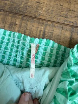 Free People Green Striped Sundress thumbnail 4