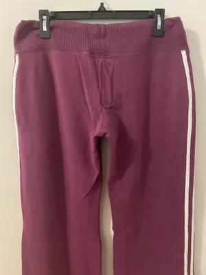 Victoria's Secret PINK Boyfriend Wide Leg Sweatpants w 86 Patch Size Large thumbnail 6