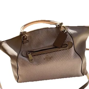 Coach Legacy Jacquard Canvas Edie 31 Medium Shoulder Bag 29848 Beechwood Gold thumbnail 2