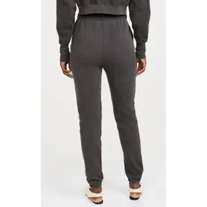 Les Tien Drawstring Waist Classic Heavy Sweatpants Vintage Black Gray Size Small thumbnail 3