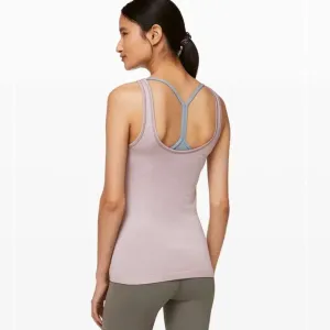 LULULEMON Seek Simplicity Tank in Powdered‎ Mauve size 6 thumbnail 3
