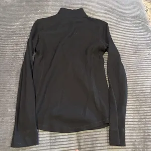 Lauren Ralph Lauren Womens Large Black 1/4 Zip Ribbed Mock Neck Top Y2K Era thumbnail 11