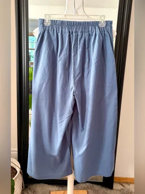 Blue Wide Leg Pants Size M thumbnail 2