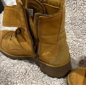 Timberland Kori Park Womens 9 Wheat Nubuck Suede Leather 6in Lace Up Heel Boot thumbnail 10