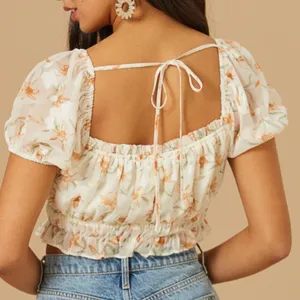 NEW Altar’d State Floral Puff Sleeve Top Plus Size XXL NWT thumbnail 2