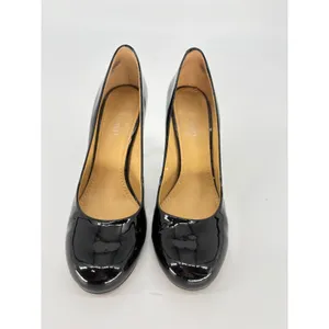 Nine West Ambitious Pumps Womens 7.5 Black Patent Leather Stiletto Round‎ Toe thumbnail 5