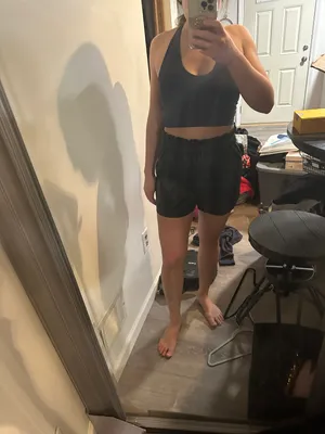 Vegan Leather Shorts Black thumbnail 4