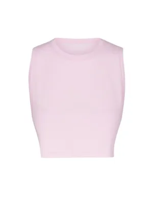 NWT Skims Boyfriend Cropped Tank in Cherry Blossom, Size Small thumbnail 2
