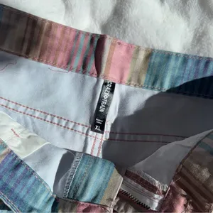 Crazy Train Pastel Serape Denim Shorts XL NWOT Boutique Western thumbnail 7