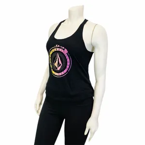VOLCOM Black Twisted‎ Racer Back Tank Top thumbnail 2