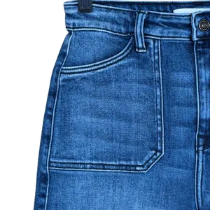 KanCan Wide Leg Jeans Size 27 Dark Wash High Rise Cropped Stretch Sailor thumbnail 9