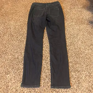 Athleta Women Size‎ 2 Black Wash Denim Straight Leg Jeans Pants thumbnail 6