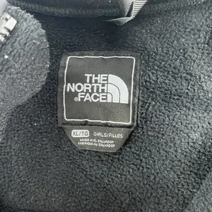 The North Face Denali Jacket Girls XL Full Zip‎ Polartec Black Fleece Youth TNF thumbnail 3