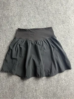 Aerie Offline by Women's Small Black Skater High Waist Skort thumbnail 5
