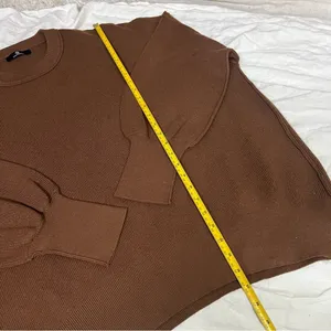 LILLUSORY Brown Oversized Batwing Sweater Size undefined thumbnail 10