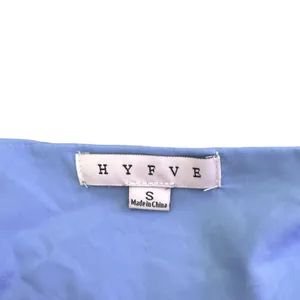 HYFVE Smocked Dress Puff Sleeve Tiered‎ Blue Size S Cottagecore Coastal Cowgirl thumbnail 4