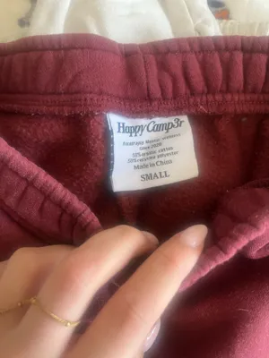 Happy camper joggers Red thumbnail 2