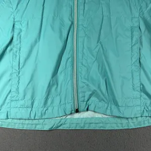 Columbia Jacket Womens Medium Green Hooded Lightweight Full Zip Windbreaker thumbnail 3
