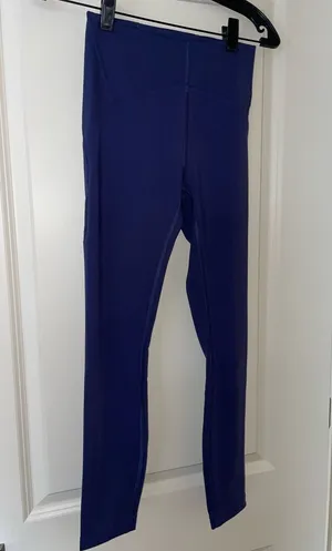 Lululemon Wunder Under Leggings in Blue thumbnail 1