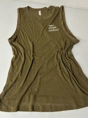Free People Movement Ribbed Cotton Blend Boho Athletic Casual Tank Size Medium thumbnail 10