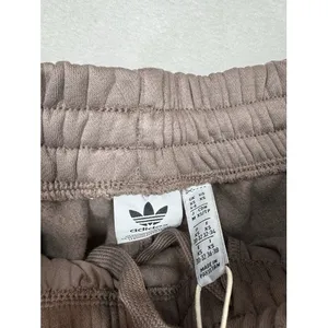 adidas Originals Women's Essentials Fleece Loose Joggers Brown XS NWT thumbnail 4