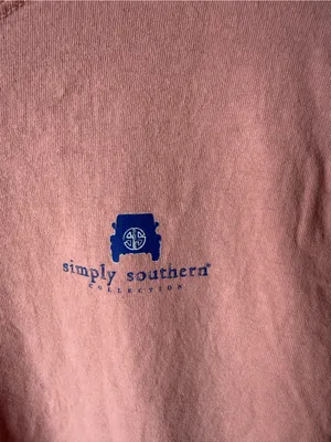 Simply Southern Better Days Ahead Pink Long Sleeve Graphic thumbnail 3