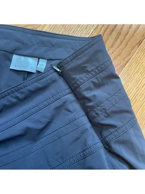 Athleta High Rise Athletic Tennis Skort 19.5" black size 14 skirt golf thumbnail 3