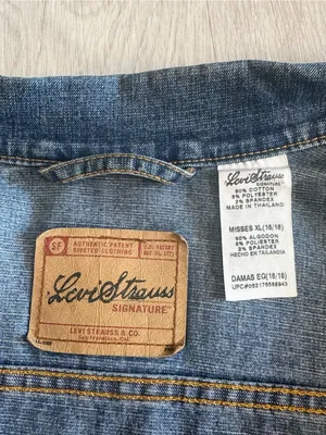Levi’s Strauss Signature Vintage Denim Jacket Blue Size XL (16-18) EUC thumbnail 5