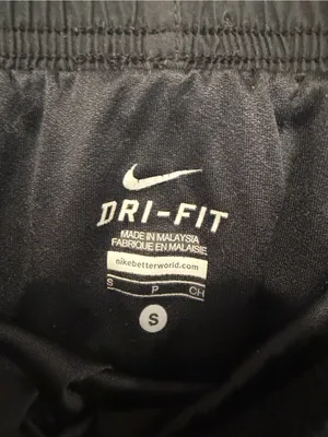 Nike‎ Women's Black Tempo Running Shorts with White Trim thumbnail 2