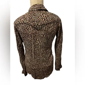 Rock 47 X Wrangler Leopard Long Sleeves Western Shirt Size Small thumbnail 3