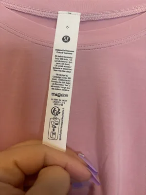 Lululemon Modal Relaxed-Fit Lounge Long-Sleeve Shirt - Pink Haze - Size 6 thumbnail 4