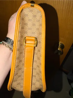 Gucci Monogram Crossbody Bag with Scarf Accent vintage thumbnail 12