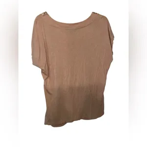 APT 9 Brown Sequin Embellished Women's Top thumbnail 2