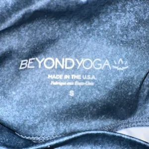 Beyond‎ Yoga Leggings High Waisted Athletic Pants Blue print S thumbnail 3