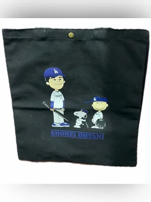 Source Unknown NWOT Shohei Ohtani x Peanuts Dodgers Tote Bag thumbnail 8