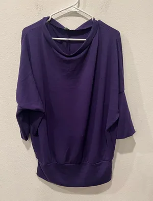 Elegant Plus Size Purple Women's Top Size 2X thumbnail 1