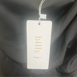 NWT Billy J Greta Maxi Dress Black Satin Size 10 thumbnail 5