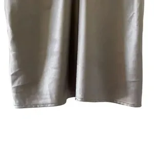 Zara Women’s Silver Gray Spaghetti Straps V-Neck Minimalist Top SZ S #1158 thumbnail 4