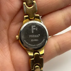 Fossil F2 Gold Silver Stainless Steel Women’s Watch, 22mm thumbnail 7